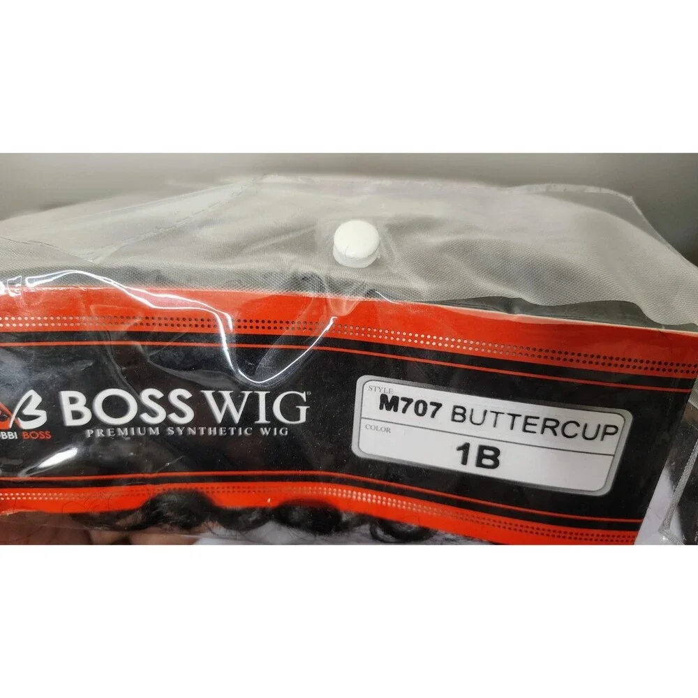 Bobbi Boss M707 Buttercup Wig 1B | New in Package | Premium Synthetic Curly Wig